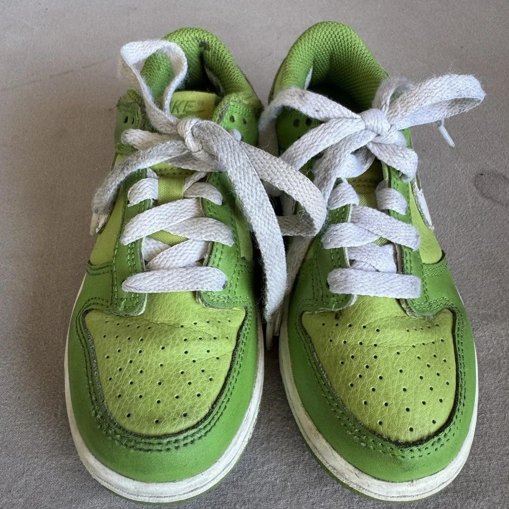 Size 11.5c - Nike Dunk Low Chlorophyll PS - DH9756-301